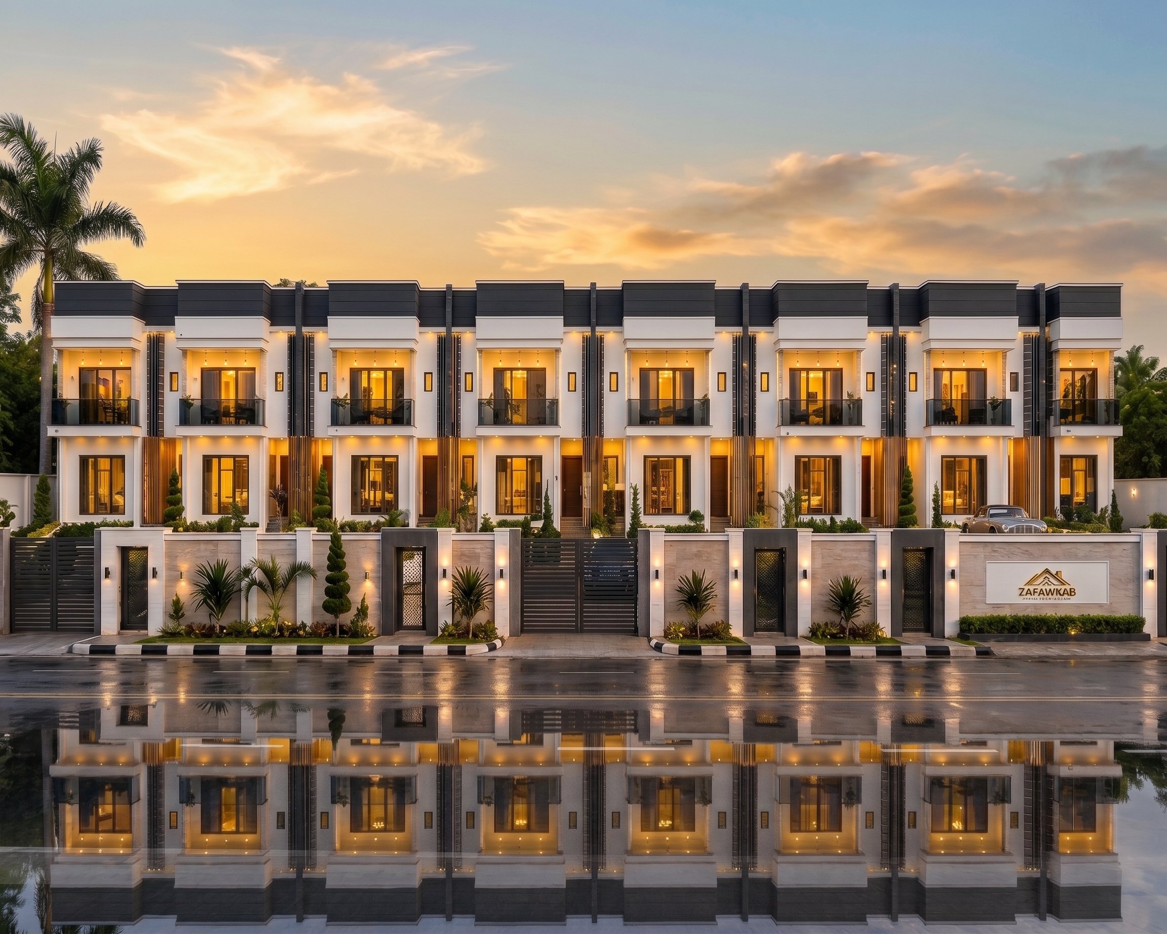 Zafawkab Luxury Estate exterior elevation